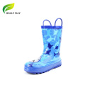 Kids Rain Boots with Shark Printing